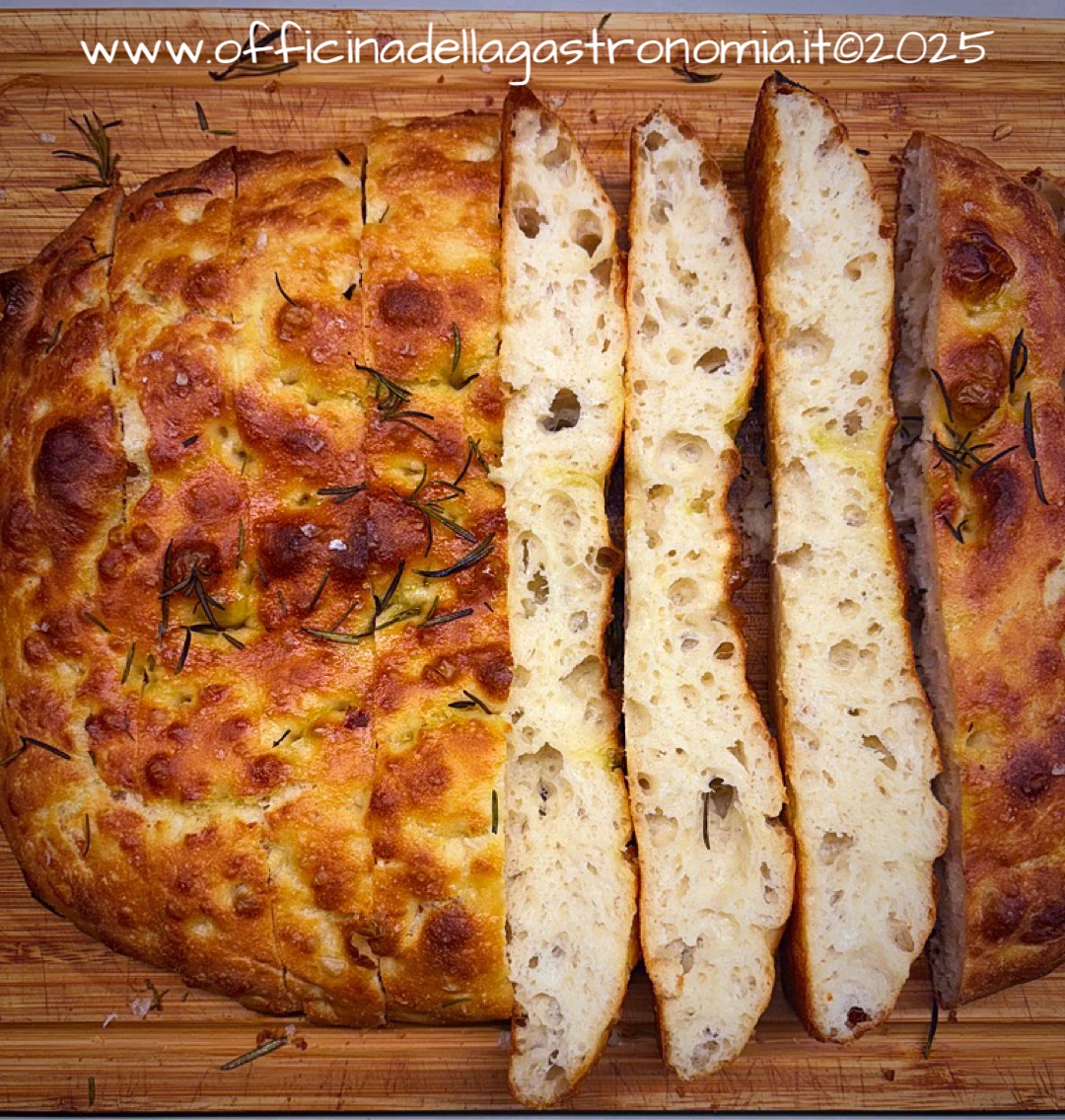 Focaccia soffice con roux di farina di ceci